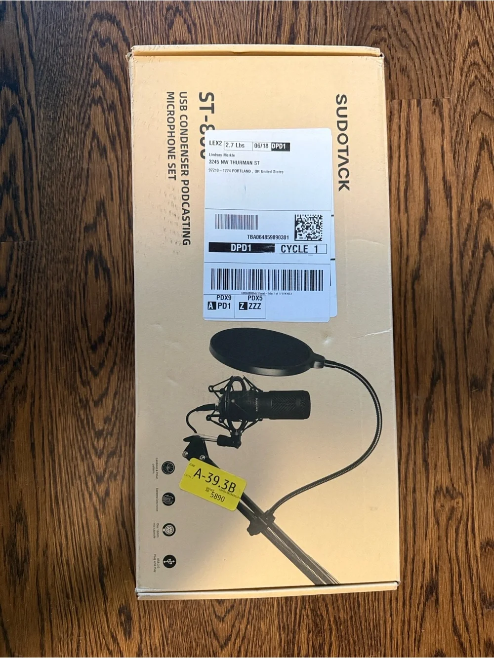ST-8 USB Condenser Microphone Kit - Black